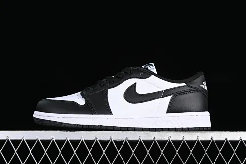 All categories Air Jordan Jordan series basketball shoes Air Jordan 1 Low Z version Air Jordan 1 Low AJ1 Joe 1 black and white panda low-top cultural casual sneakers CZ0790-110
